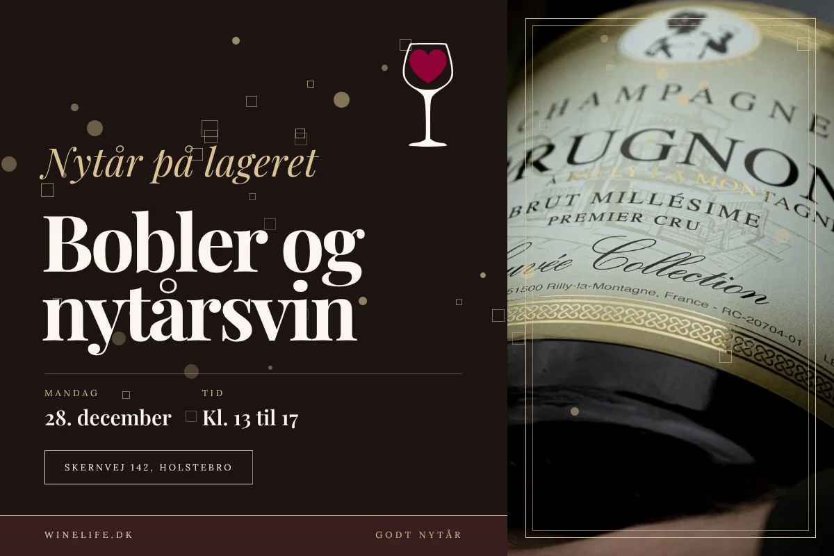 28. Dec - Lagersalg med bobler og nytårsvin