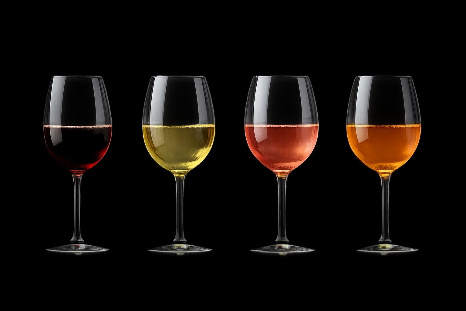 Hvad er forskellen på rødvin, hvidvin, rosé og orangevin?